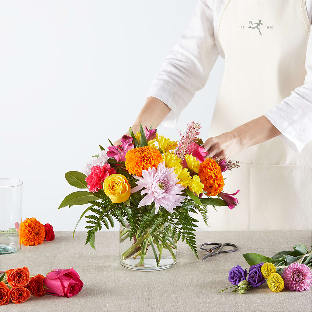 Feast of Color – A Florist Original –  A Floral Gallery, Clayton MO