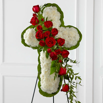 Floral Cross Easel –  A Floral Gallery, Clayton MO