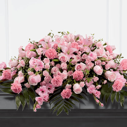 Garden of Comfort Casket Spray (Standard) –  A Floral Gallery, Clayton MO