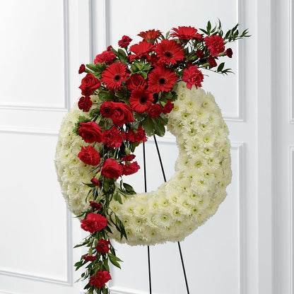 Graceful Tribute Wreath –  A Floral Gallery, Clayton MO