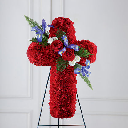 Faithful Hero Floral Cross –  A Floral Gallery, Clayton MO