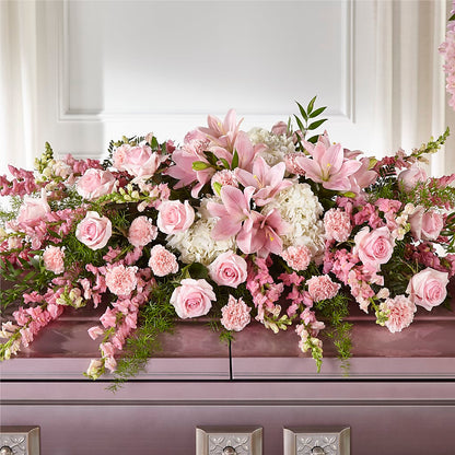 Life & Remembrance Casket Spray –  A Floral Gallery, Clayton MO