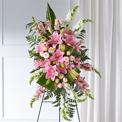 Elegant Embrace Standing Spray –  A Floral Gallery, Clayton MO