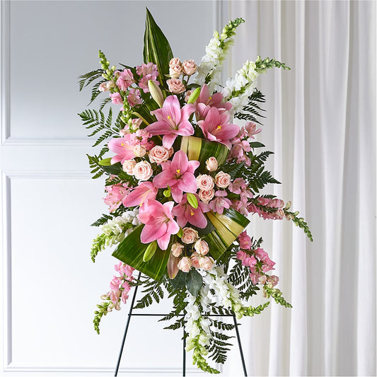 Elegant Embrace Standing Spray –  A Floral Gallery, Clayton MO