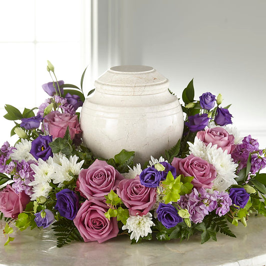 Blooming Sympathy Cremation Adornment –  A Floral Gallery, Clayton MO
