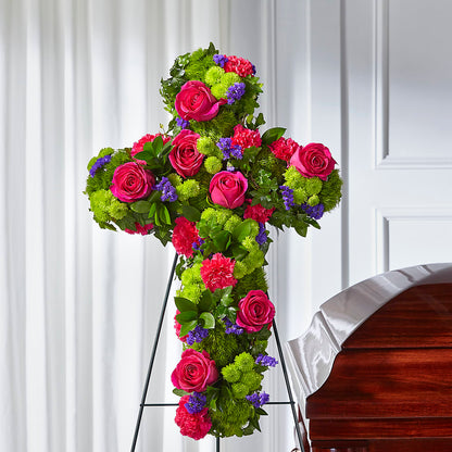 Tribute Rose Floral Cross –  A Floral Gallery, Clayton MO