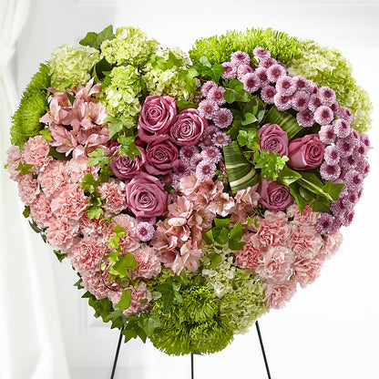 Heartwarming Standing Heart –  A Floral Gallery, Clayton MO