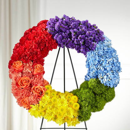 Circle of Love Wreath –  A Floral Gallery, Clayton MO