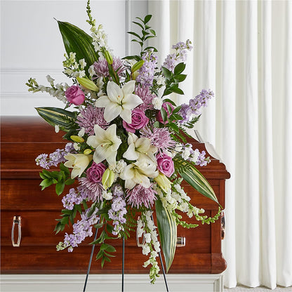 Grateful Hearts Standing Spray –  A Floral Gallery, Clayton MO