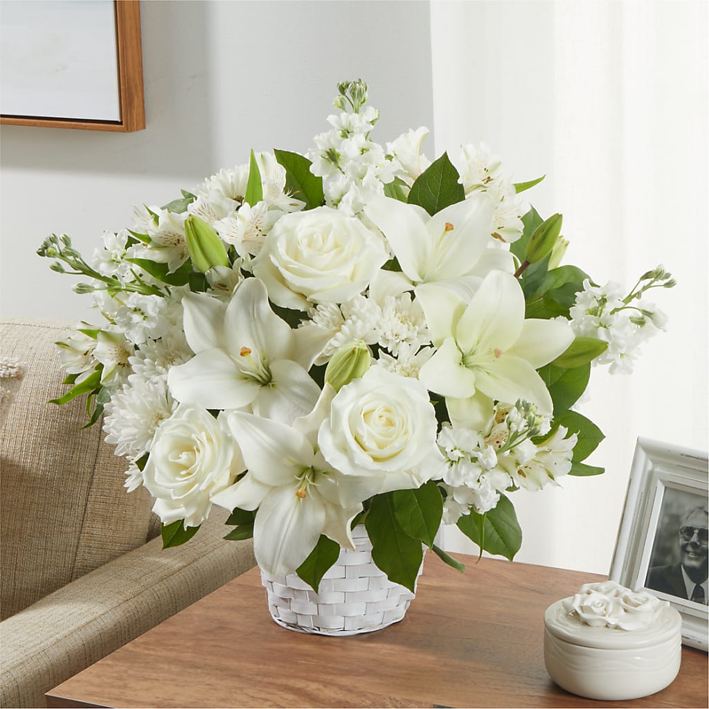 Peaceful Reflections Arrangement –  A Floral Gallery, Clayton MO