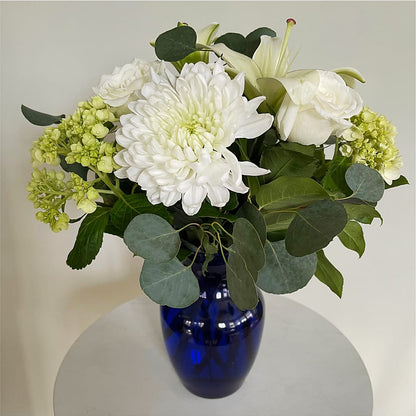 Snowy Dreams Bouquet –  A Floral Gallery, Clayton MO