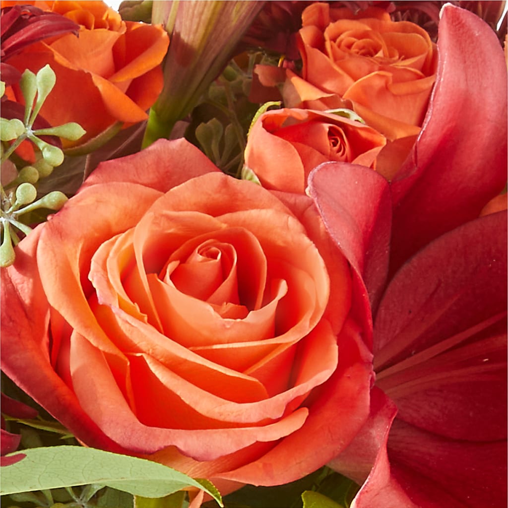 Crimson Leaves Bouquet –  A Floral Gallery, Clayton MO
