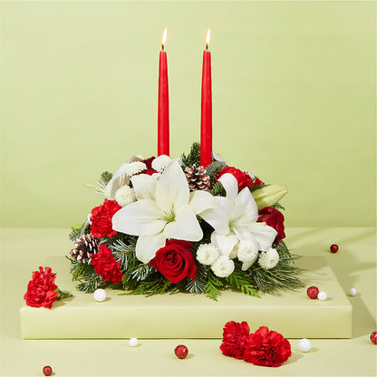 Seasonal Festivities Centerpiece –  A Floral Gallery, Clayton MO
