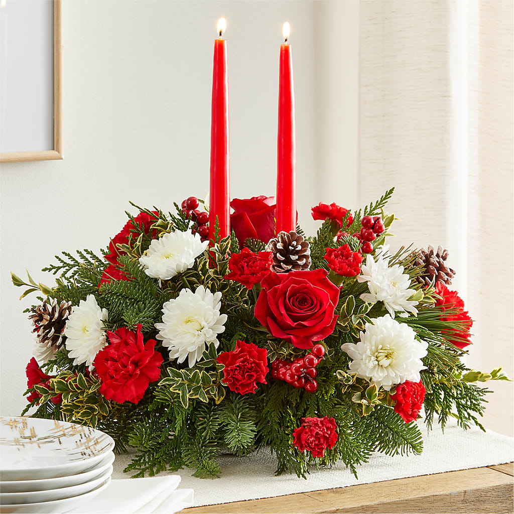 Holiday Soiree Centerpiece –  A Floral Gallery, Clayton MO