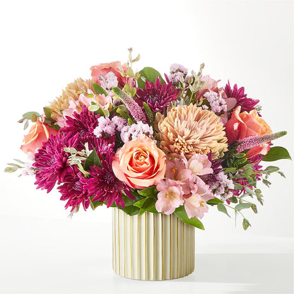 Berry Cobbler Bouquet with Ivory Vase –  A Floral Gallery, Clayton MO