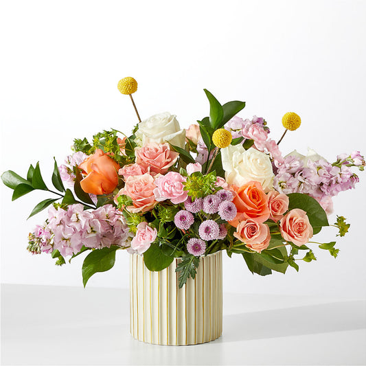 French Market Bouquet with Ivory Vase –  A Floral Gallery, Clayton MO