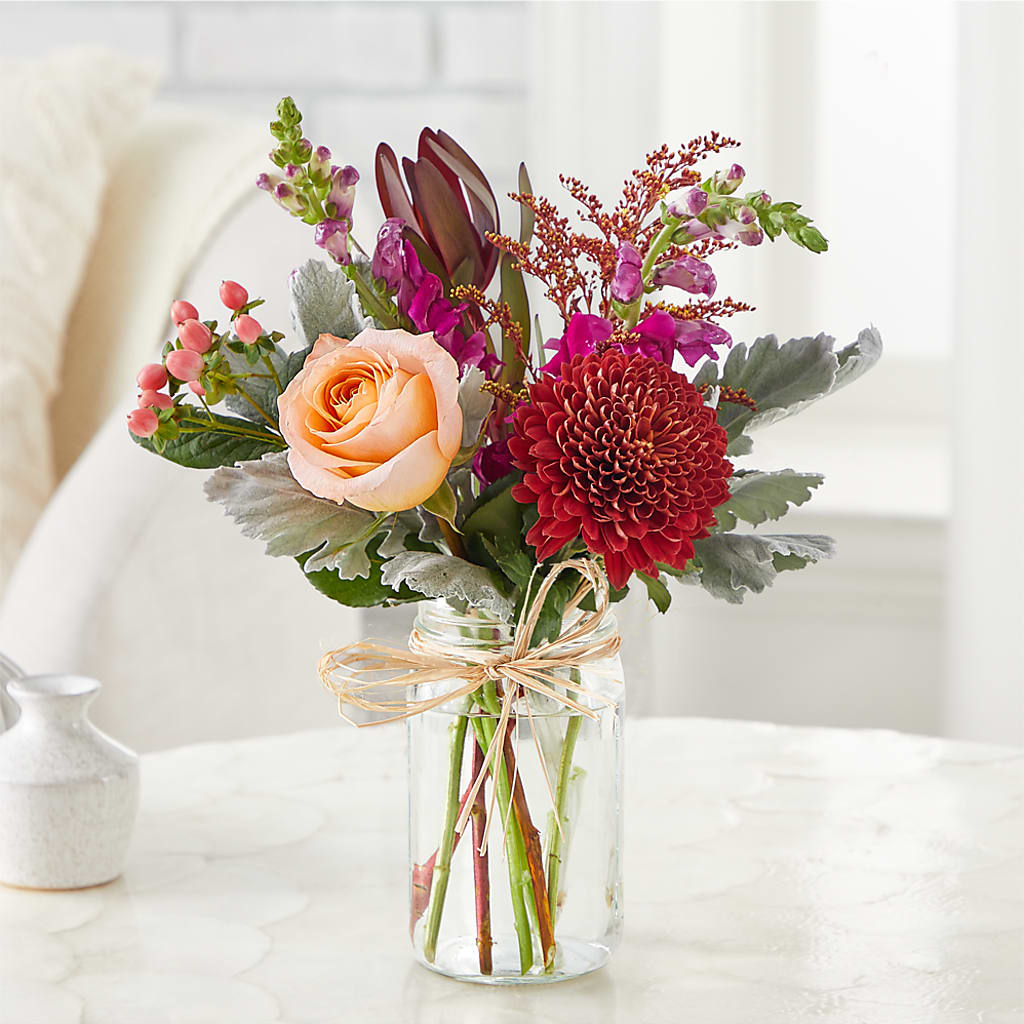 Moody Hues Bouquet –  A Floral Gallery, Clayton MO