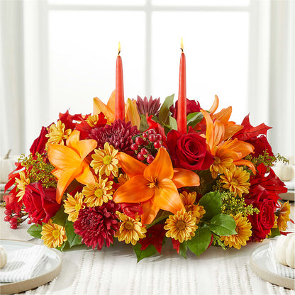 Autumn's Embrace Centerpiece –  A Floral Gallery, Clayton MO