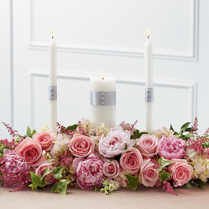 Worldwide Romance Unity Candle Arrangement –  A Floral Gallery, Clayton MO