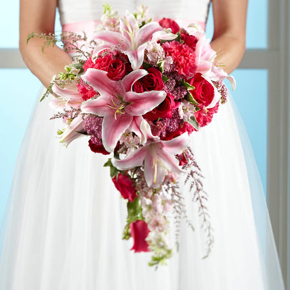 Lily & Rose Bouquet –  A Floral Gallery, Clayton MO