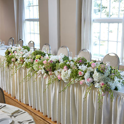 State of Joy Head Table Arrangement –  A Floral Gallery, Clayton MO